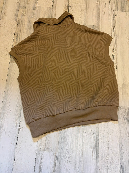 Textured Half Zip Top