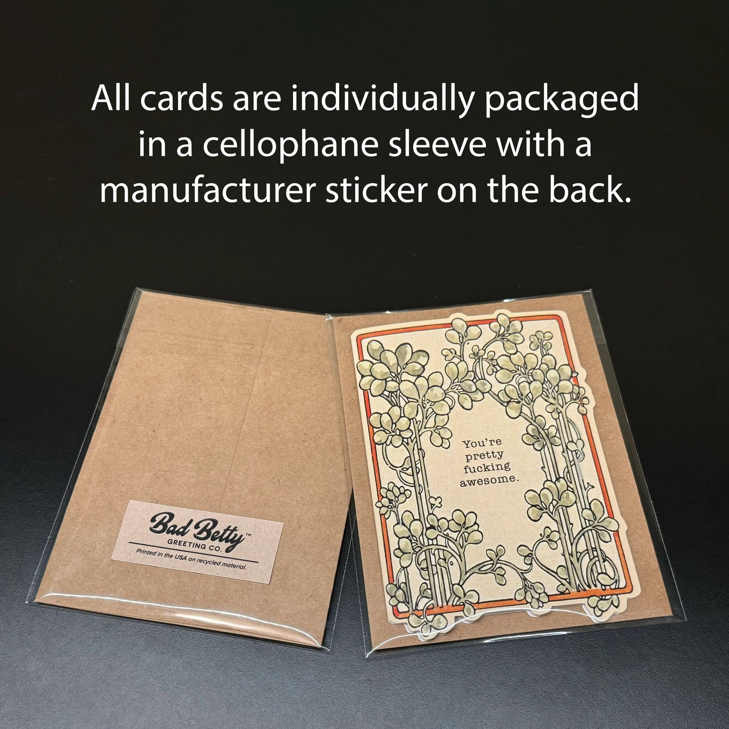"Here's Your Obligatory Card"