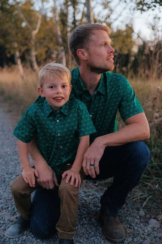 Logo Men's Button Down Shirt