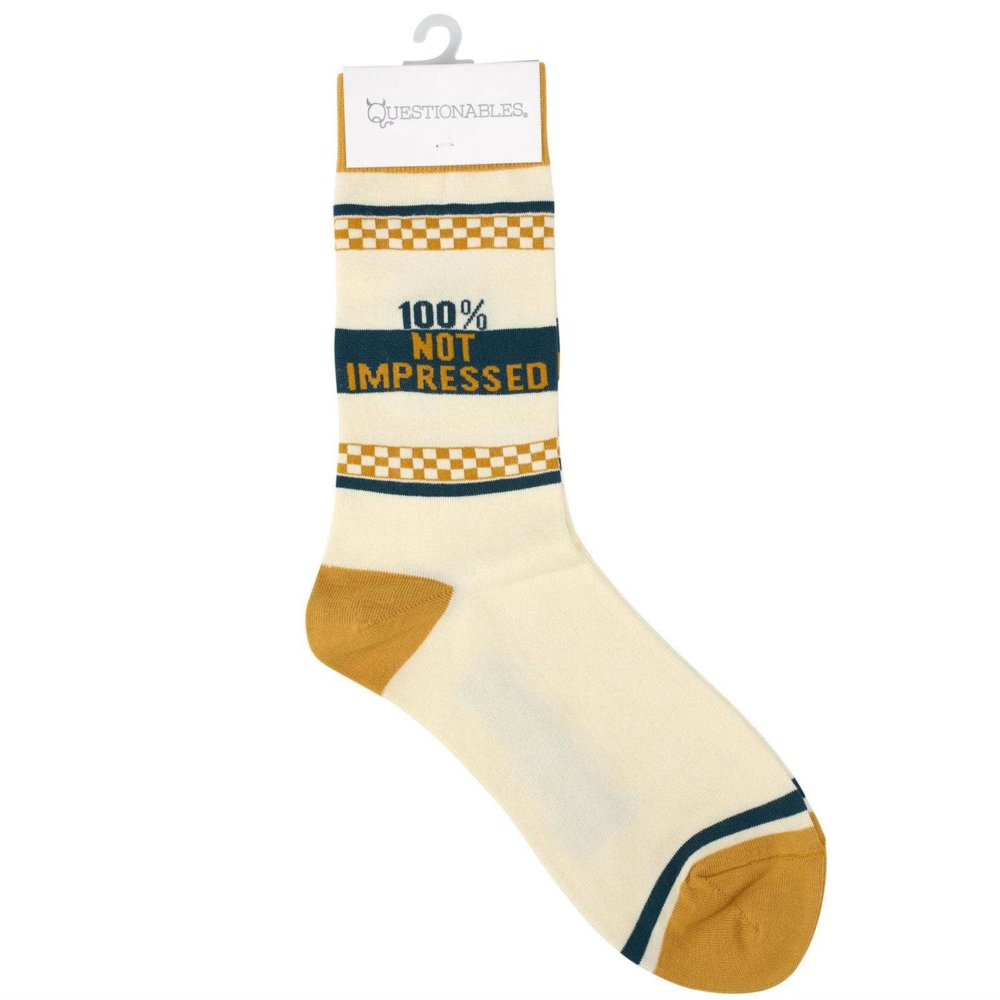 Not Impressed Socks