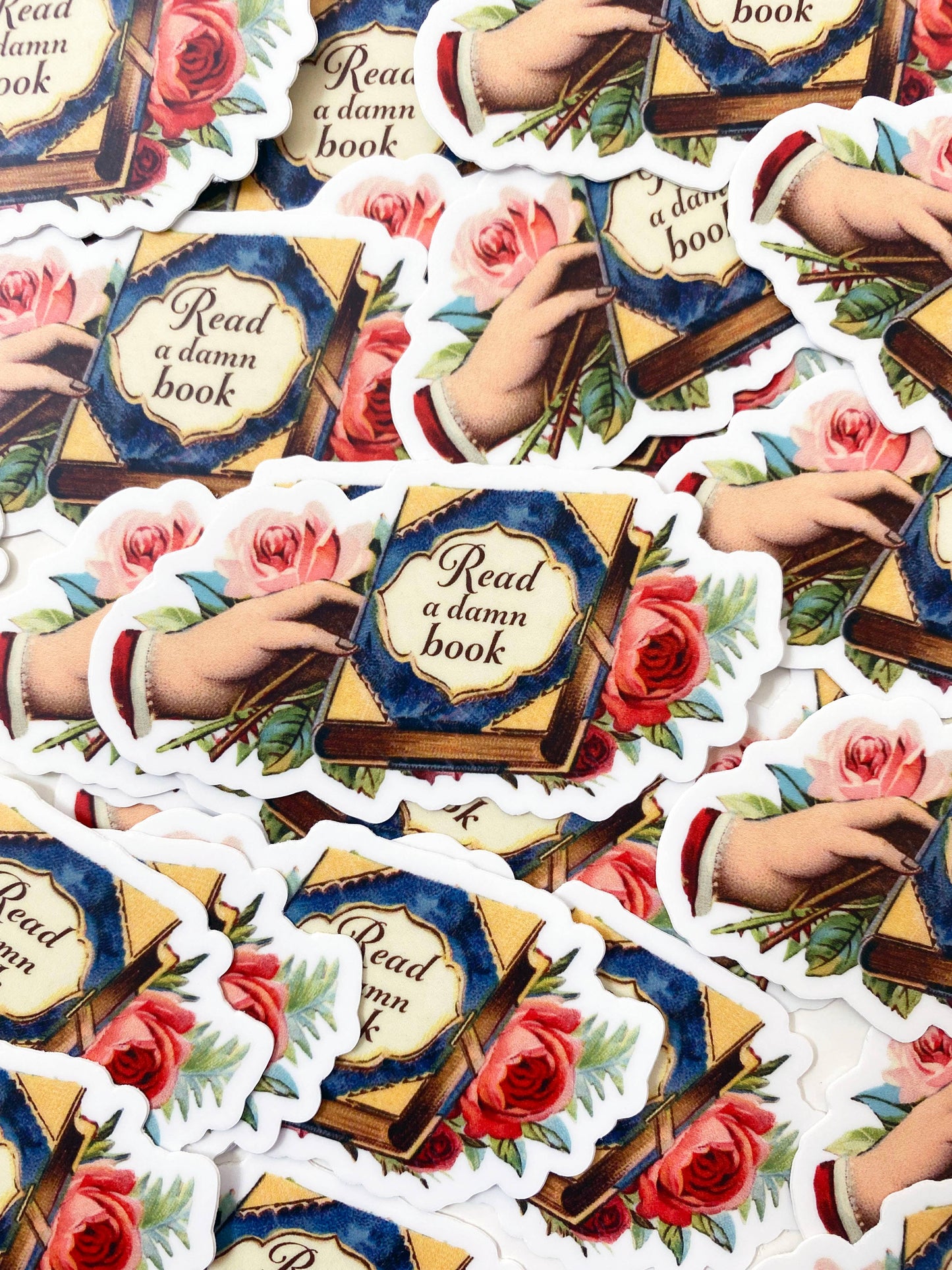 Sticker - Read a Damn Book
