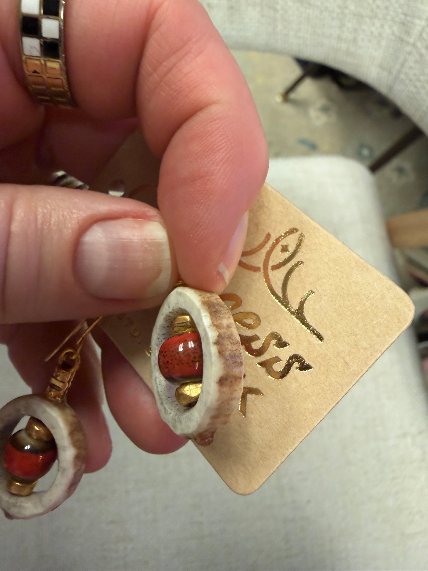Antler Earrings