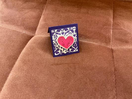 Quilled Heart Pin
