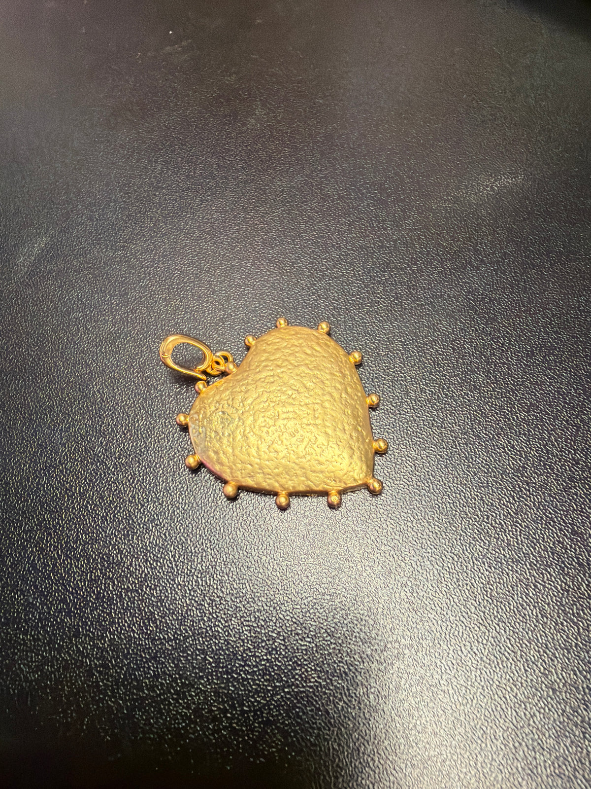 Spike Heart Charm