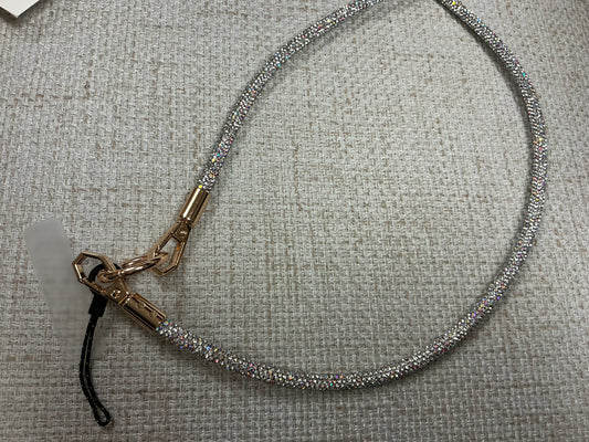 Glittery phone chain with sparkling design from Sunrise USA Trading, featuring a strap for easy phone carrying.