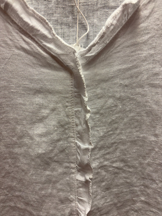 Ruffle Linen Top