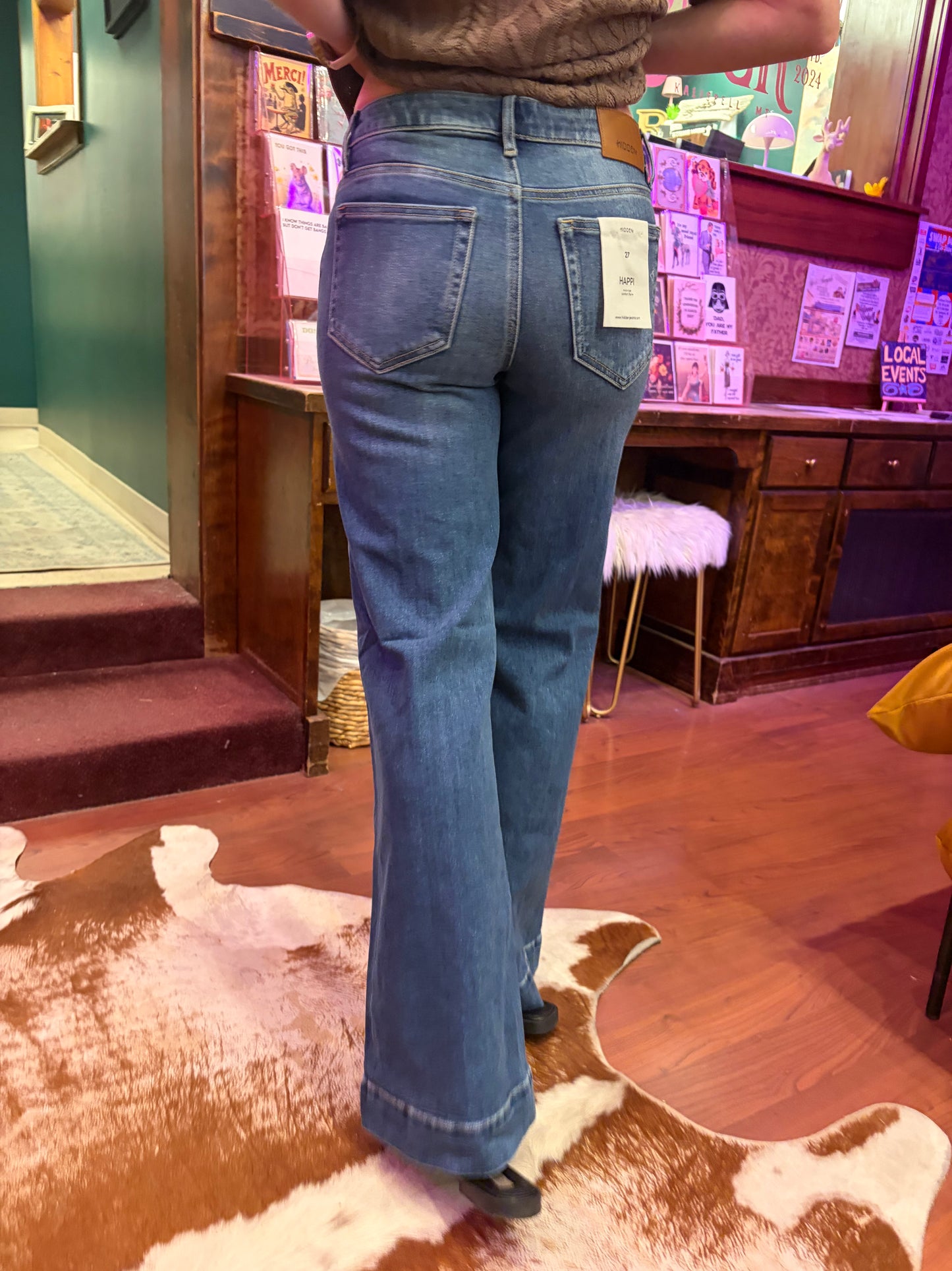 HIDDEN JEANS - HAPPI W/Pintuck Seam