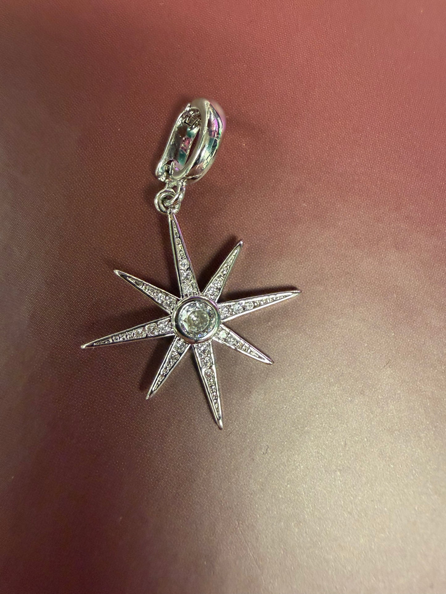 8 Point Star Charm