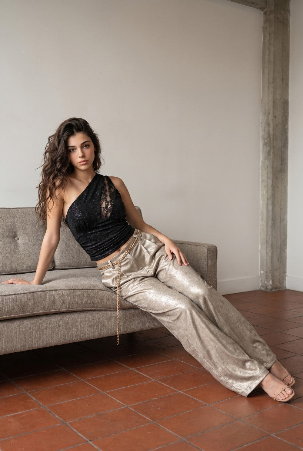 Gold Foiled Trousers