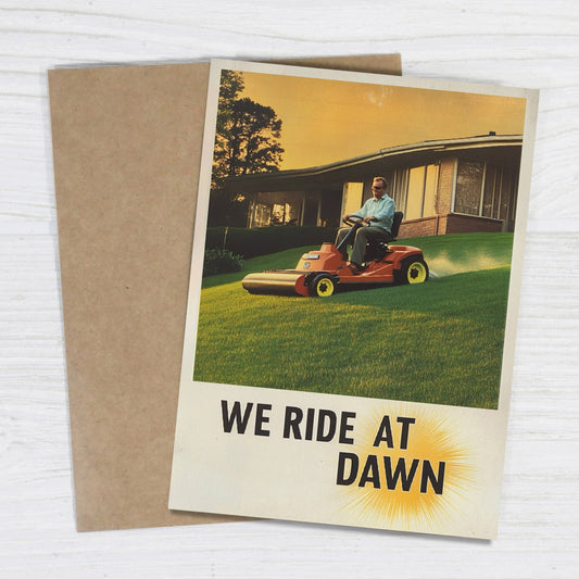 We Ride At Dawn - Card