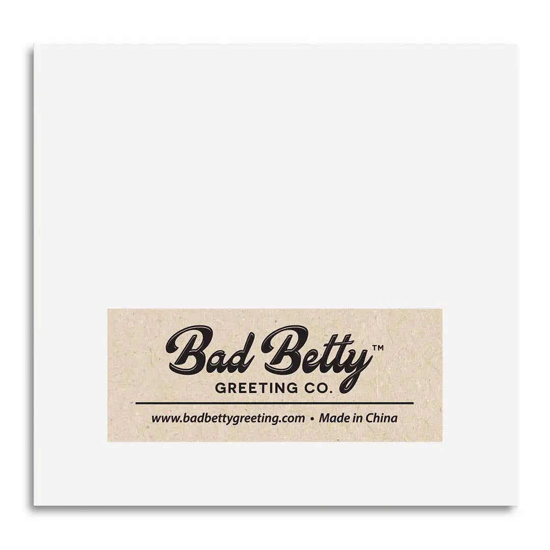 Bad Betty Greeting Co. I Will Not Hold My Horses sticky note pad with humorous horse-themed notepad for notes or reminders.