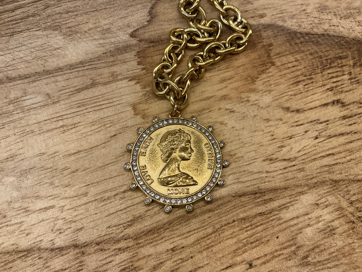 SMALL COIN NECKLACE