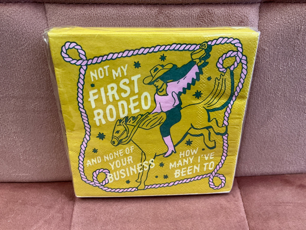 First Rodeo Cocktail Napkins