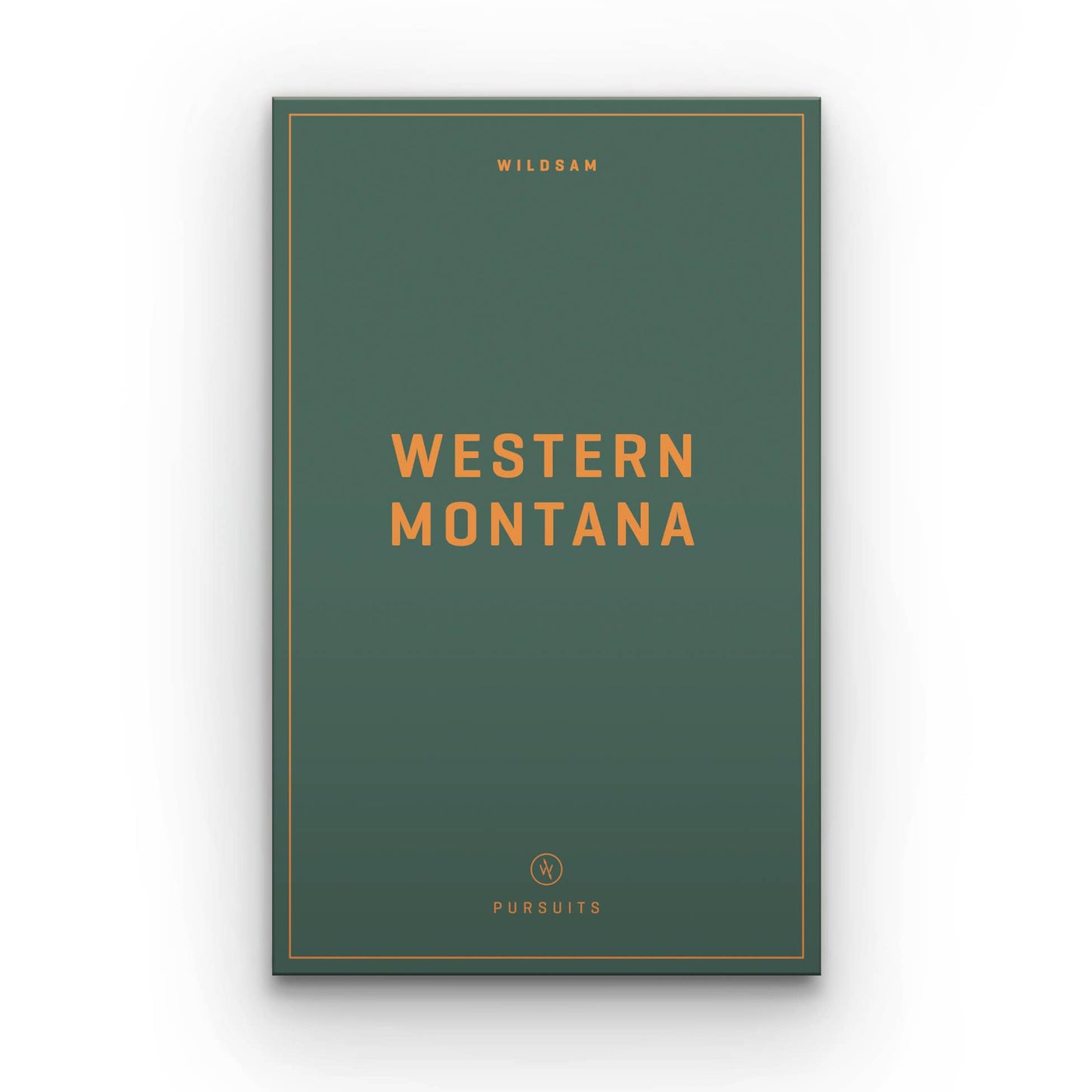 Wildsam Field Guides Western Montana Field Guide book showing a detailed cover with maps and illustrations.