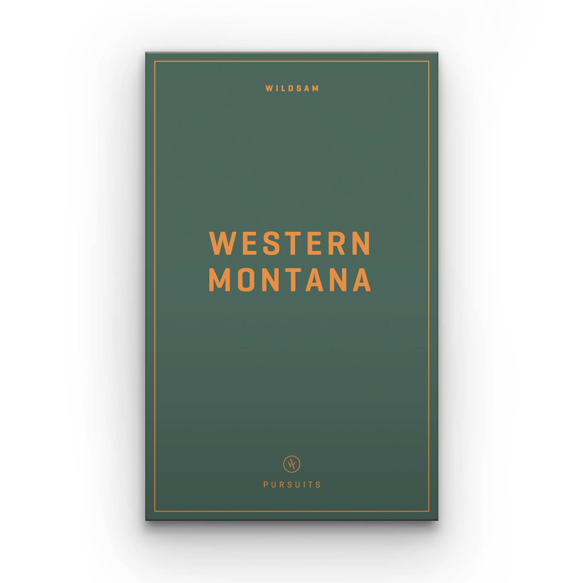 Wildsam Field Guides Western Montana Field Guide book showing a detailed cover with maps and illustrations.
