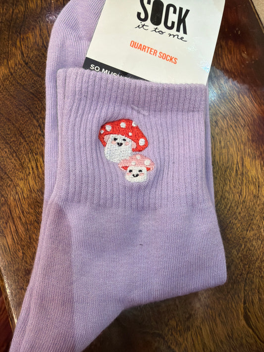 Socks 1/4 Mushroom In My Heart