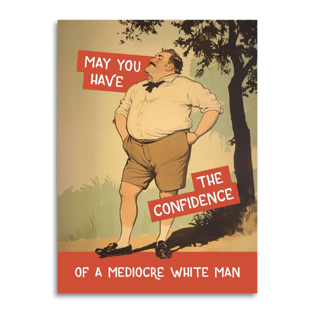 Mediocre White Man Card