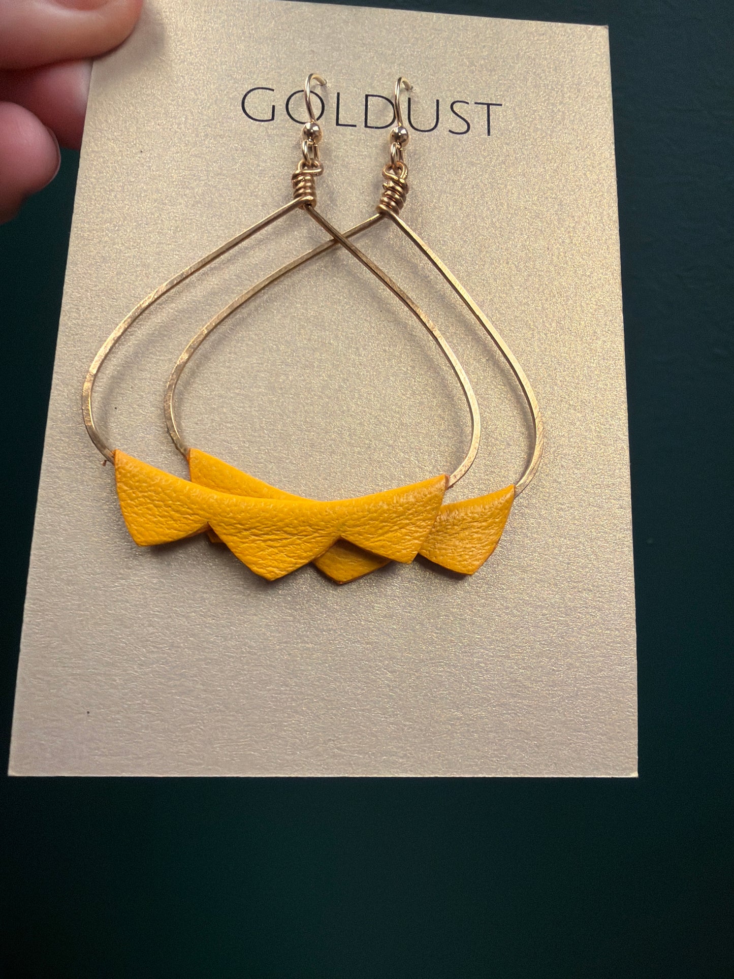 GD Leather Earrings