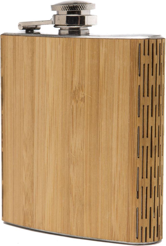Wooden Hip Flask - Black Walnut
