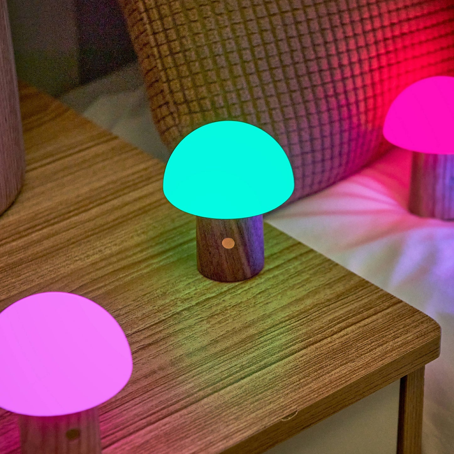 Mini Alice Mushroom Lamp by Gingko Design featuring a whimsical mushroom shape and soft glowing light.