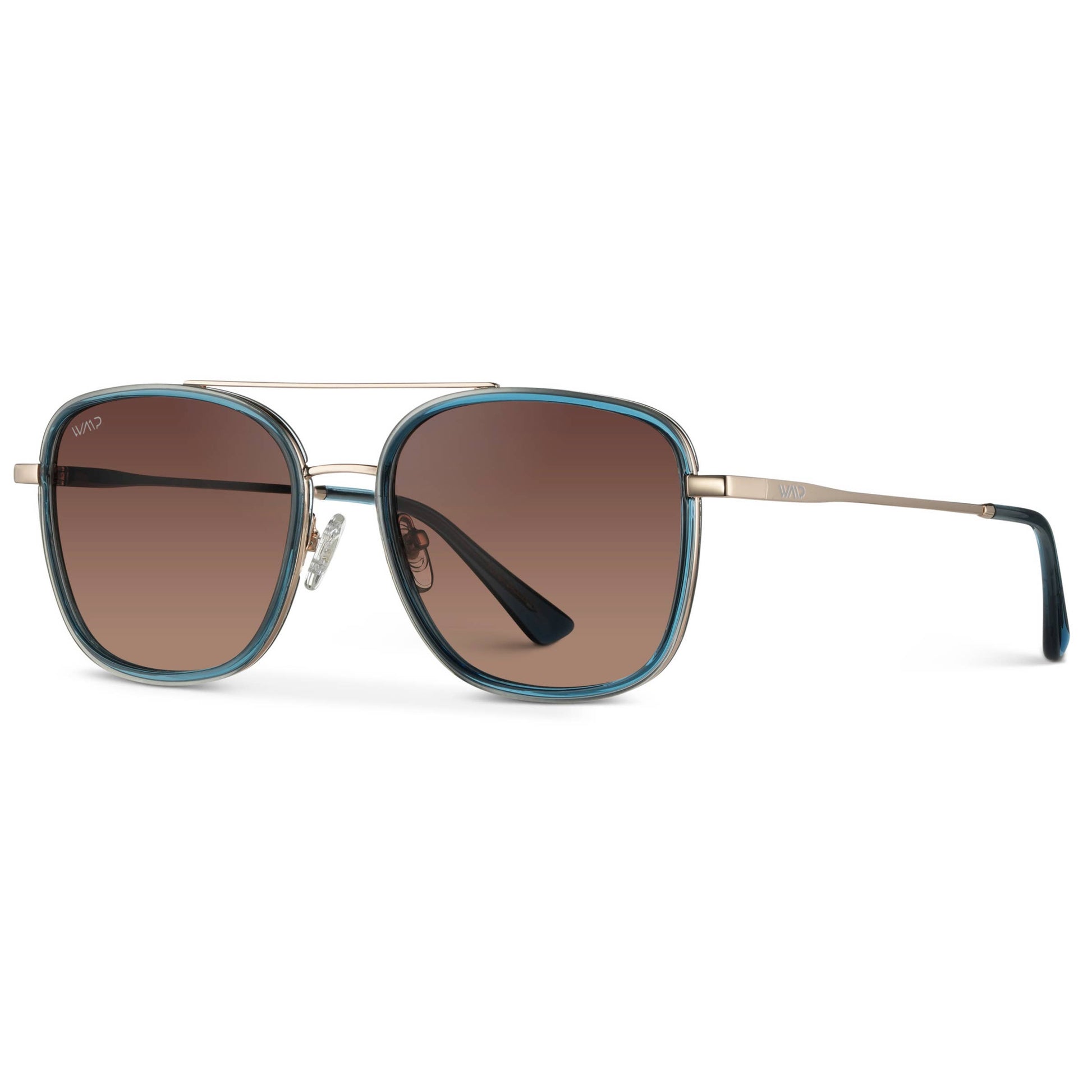 WMP Eyewear Gia women's sunglasses with stylish black frames and tinted lenses, fashionable and protective eyewear for women.