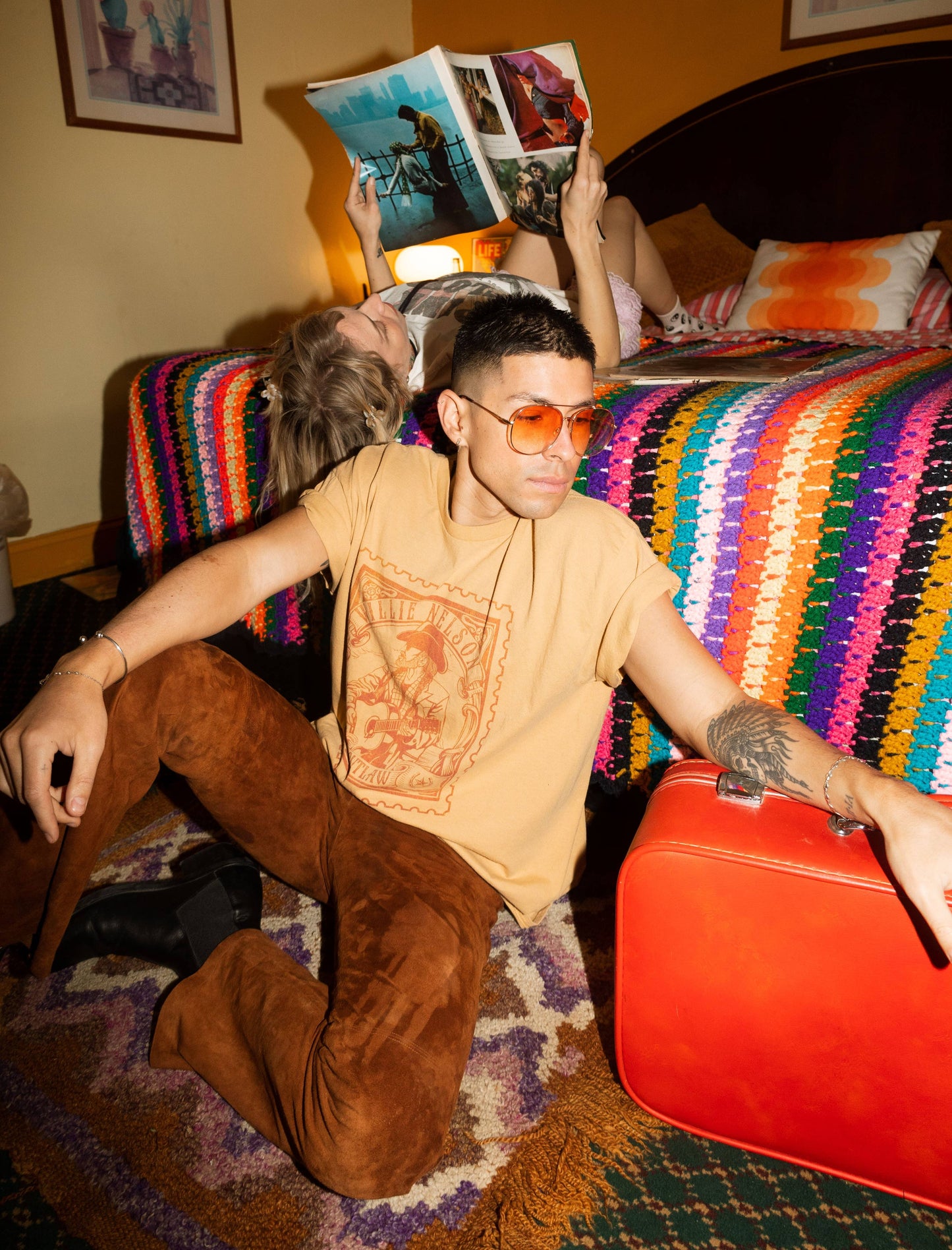 Willie Nelson Stamp Graphic Tee