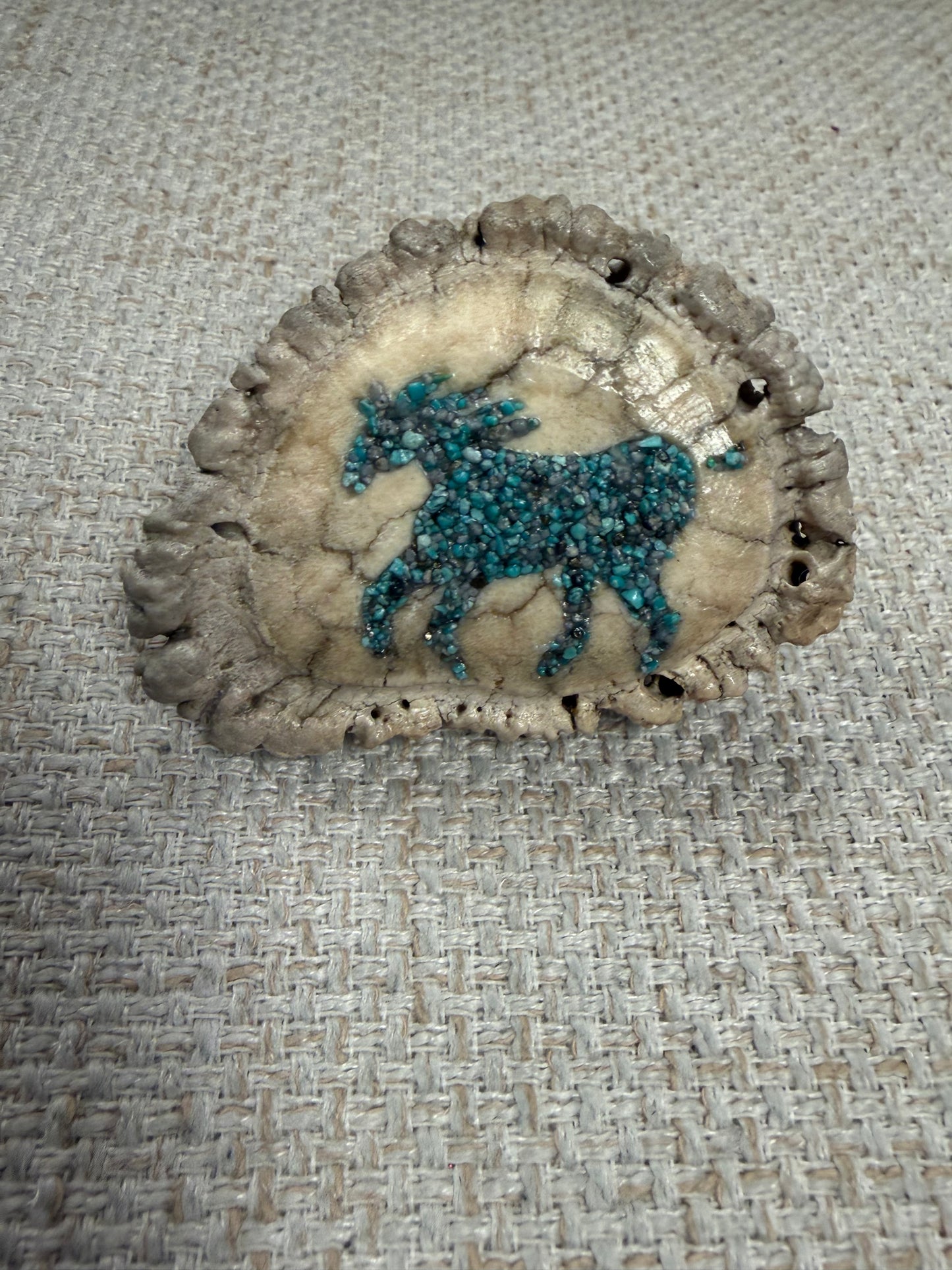 Antler Horse Belt Buckle