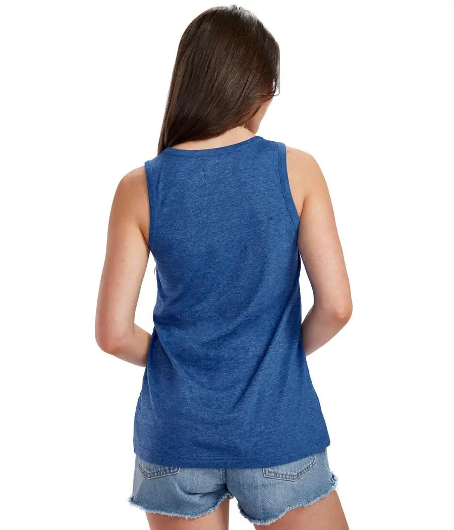 Tipsy Elves women's Grand Finale Sequin Tank Top featuring USA Popsicle design, sleeveless top with vibrant sequin details.