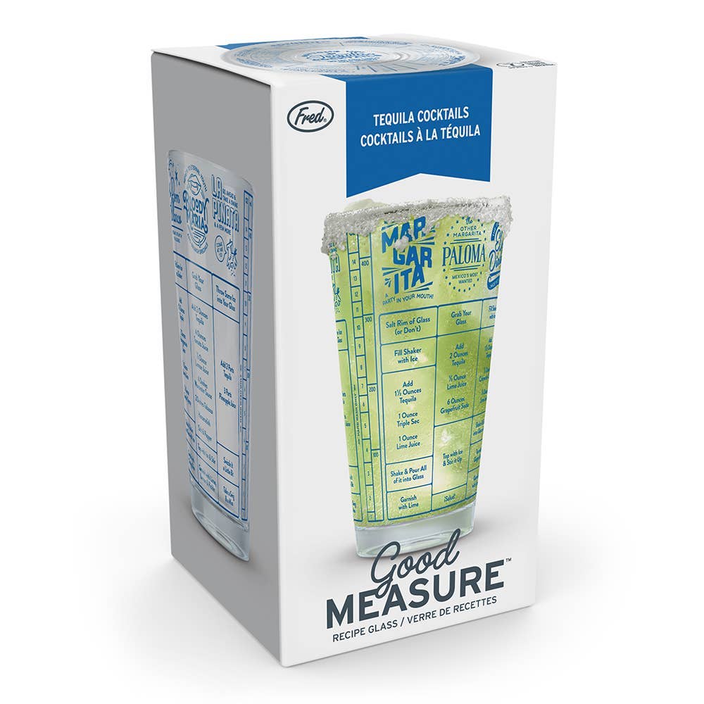 Good Measure Recipe Glass - Tequila