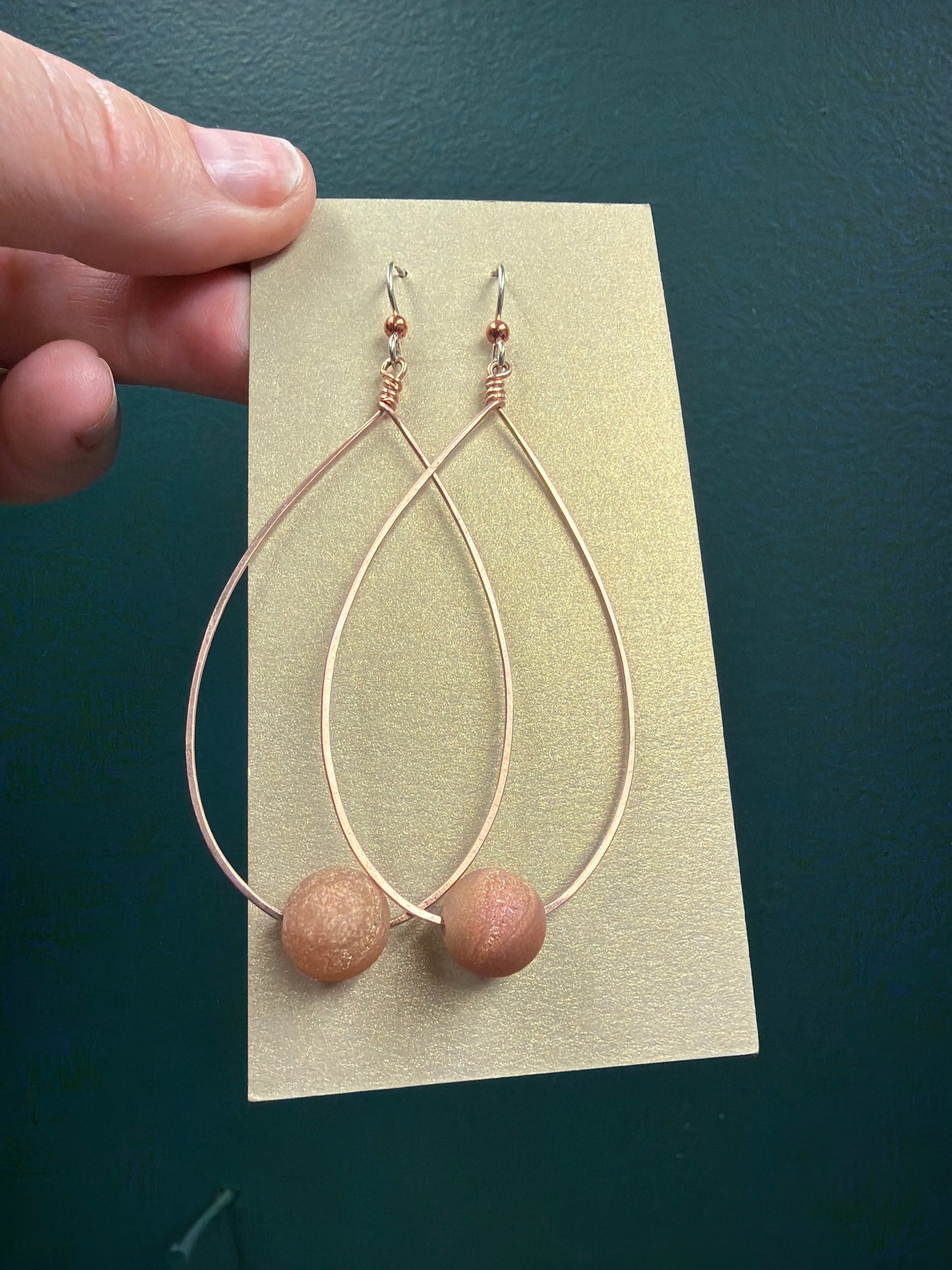 GD Semi Precious Stone Earrings