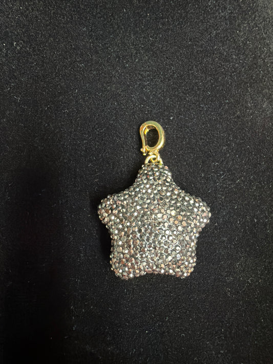 Black Pave Star Charm