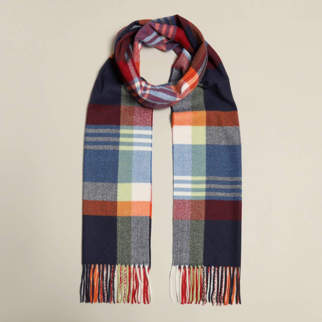 Soft cashmere feel scarf from Fashion City with a cozy, lightweight design in neutral tones, perfect for stylish layering.