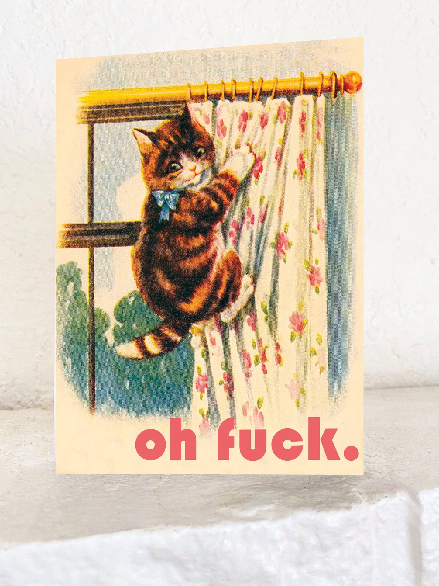 Oh Fuck Kitty Card