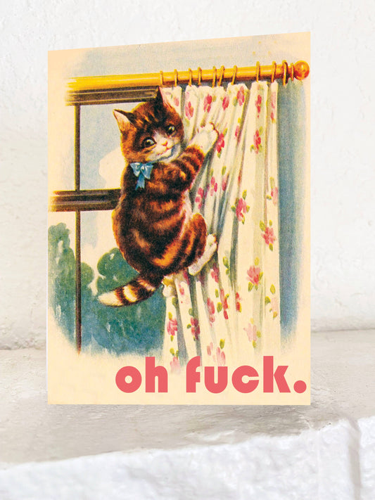 Oh Fuck Kitty Card