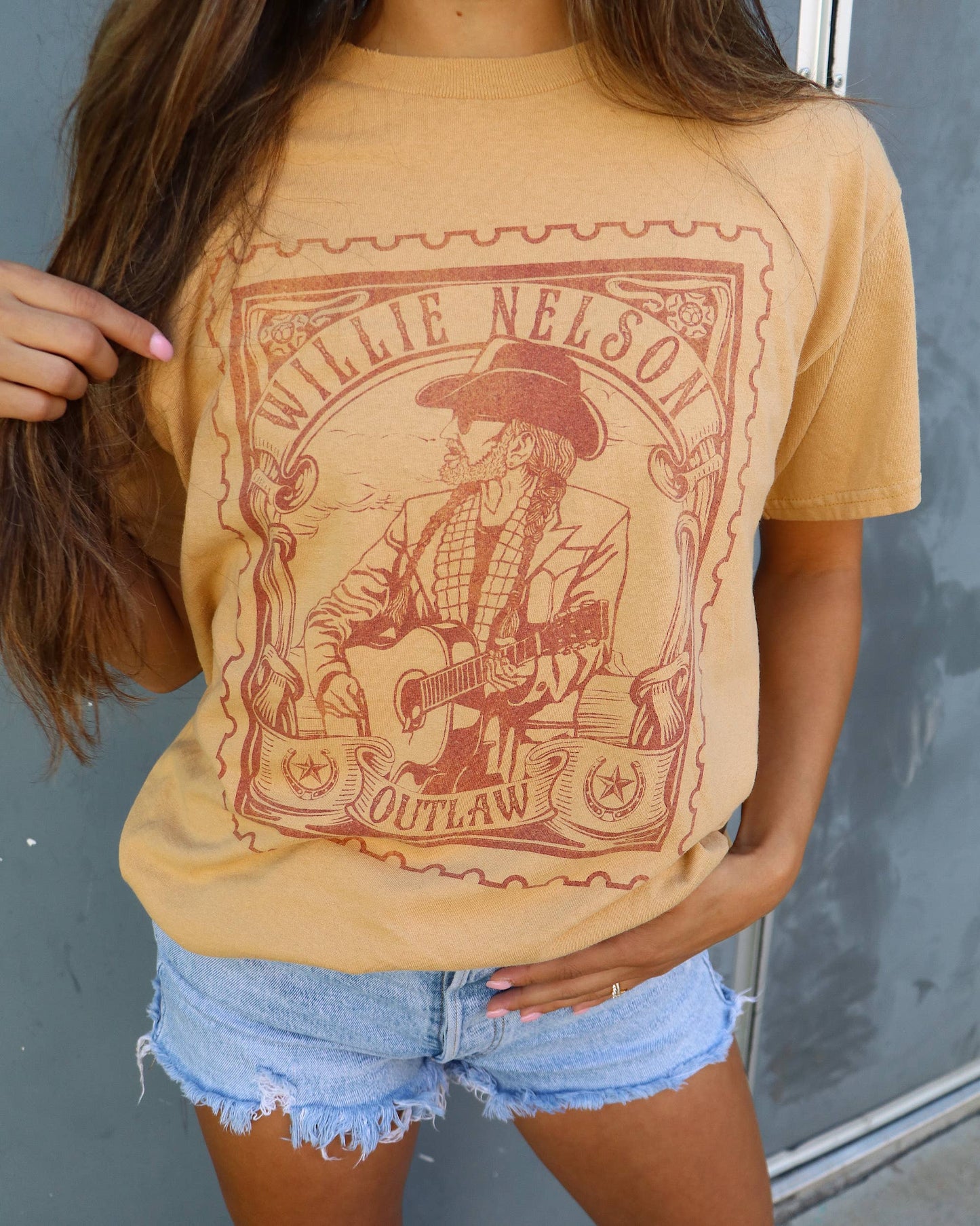 Willie Nelson Stamp Graphic Tee