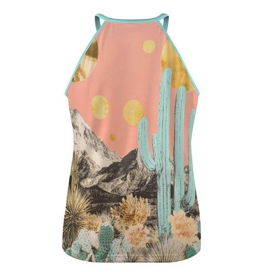 Retro pop cowgirl tank top from BAHA RANCH WESTERN WEAR, featuring a vintage-inspired design with bold cowgirl graphics.