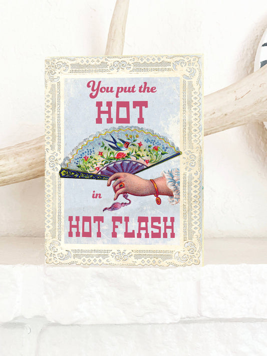 Hot Flash Funny Card -