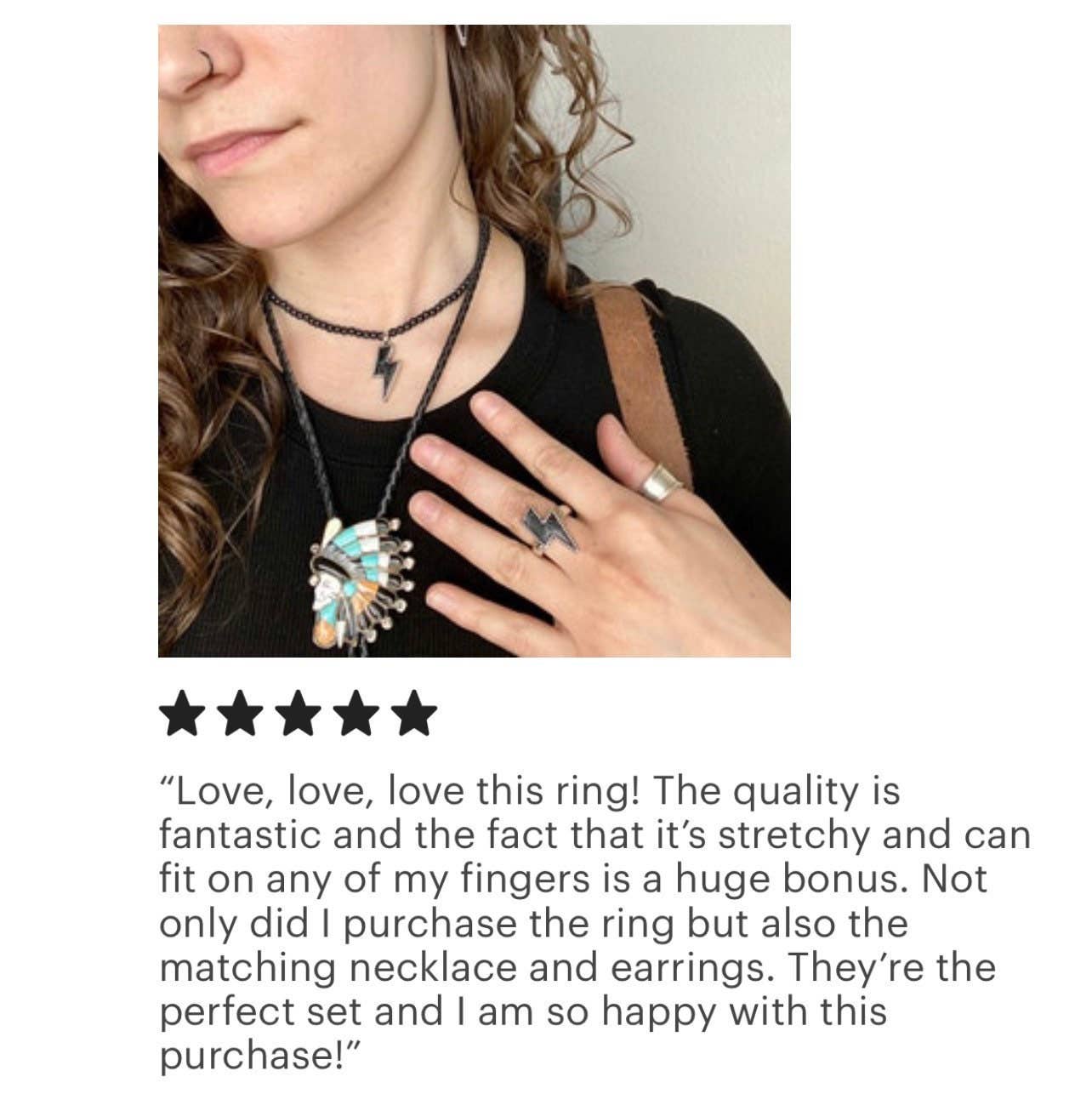 Lightning Bolt Ring