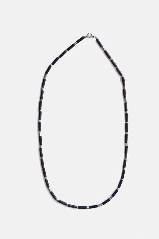 4mm onyx necklace/sunglasses chain