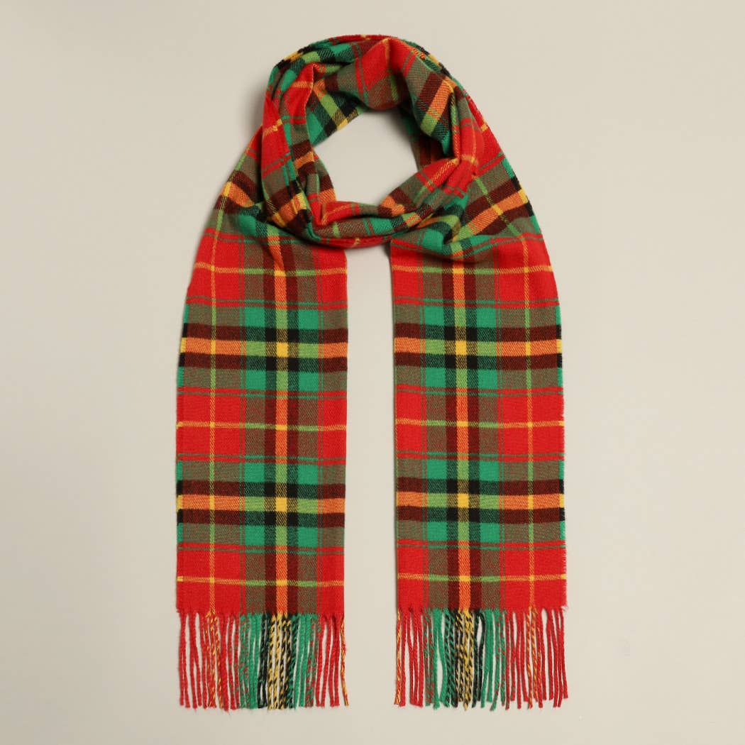 Soft Cashmere Feel Scarf from Fashion City, showcasing a cozy, lightweight scarf with a smooth, luxurious texture in neutral tones.