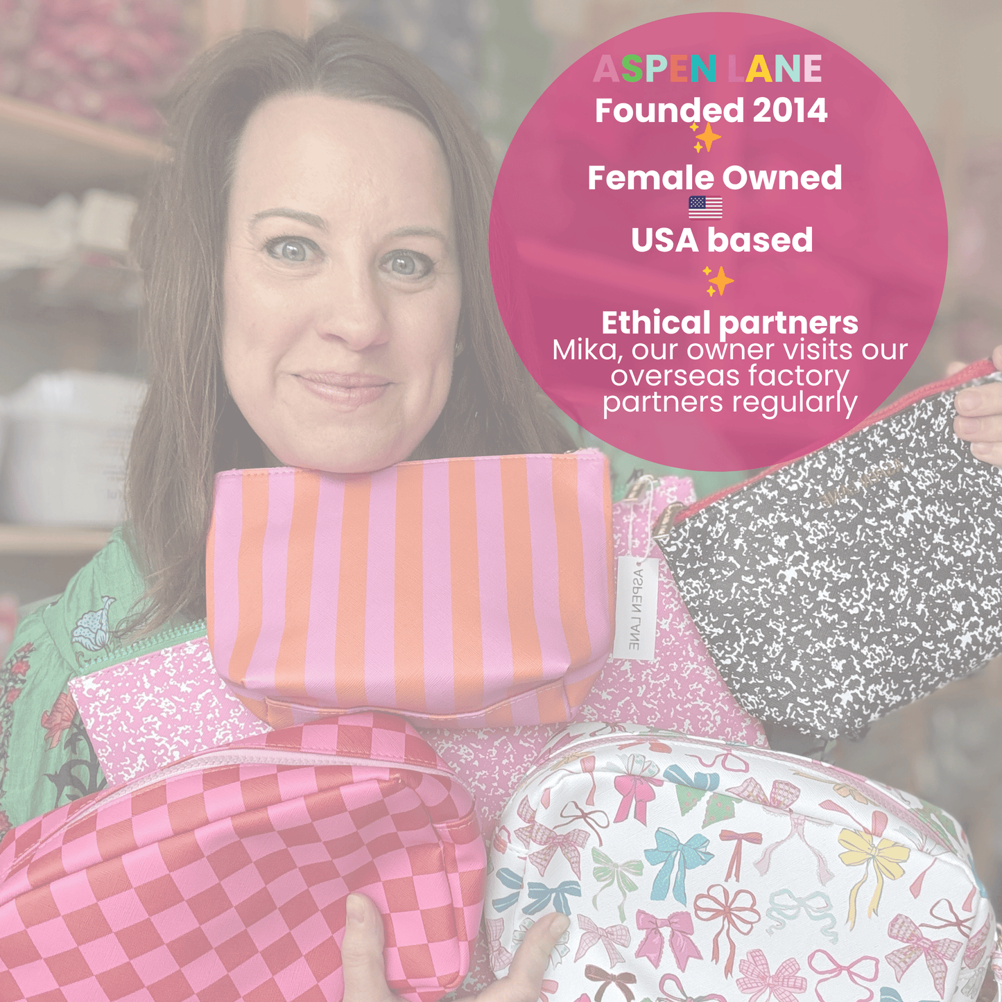 Cute Stripe Tyvek Pouch