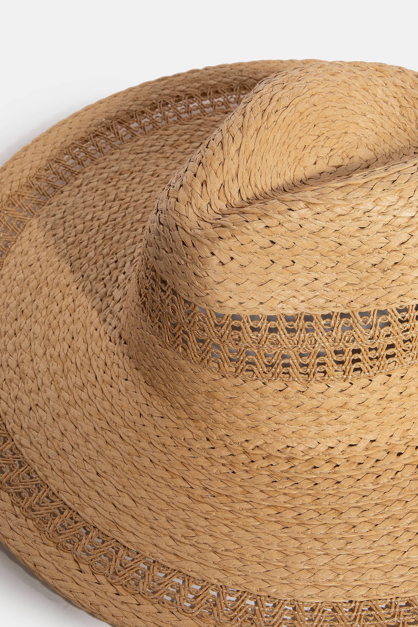 Boho Flat Brim Straw Hat