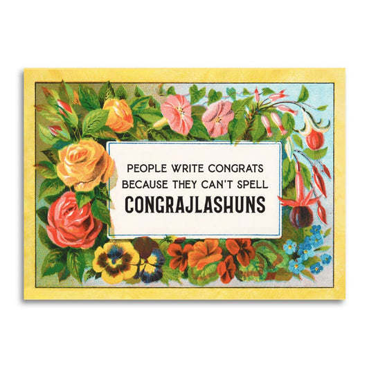 People Write Congrats card