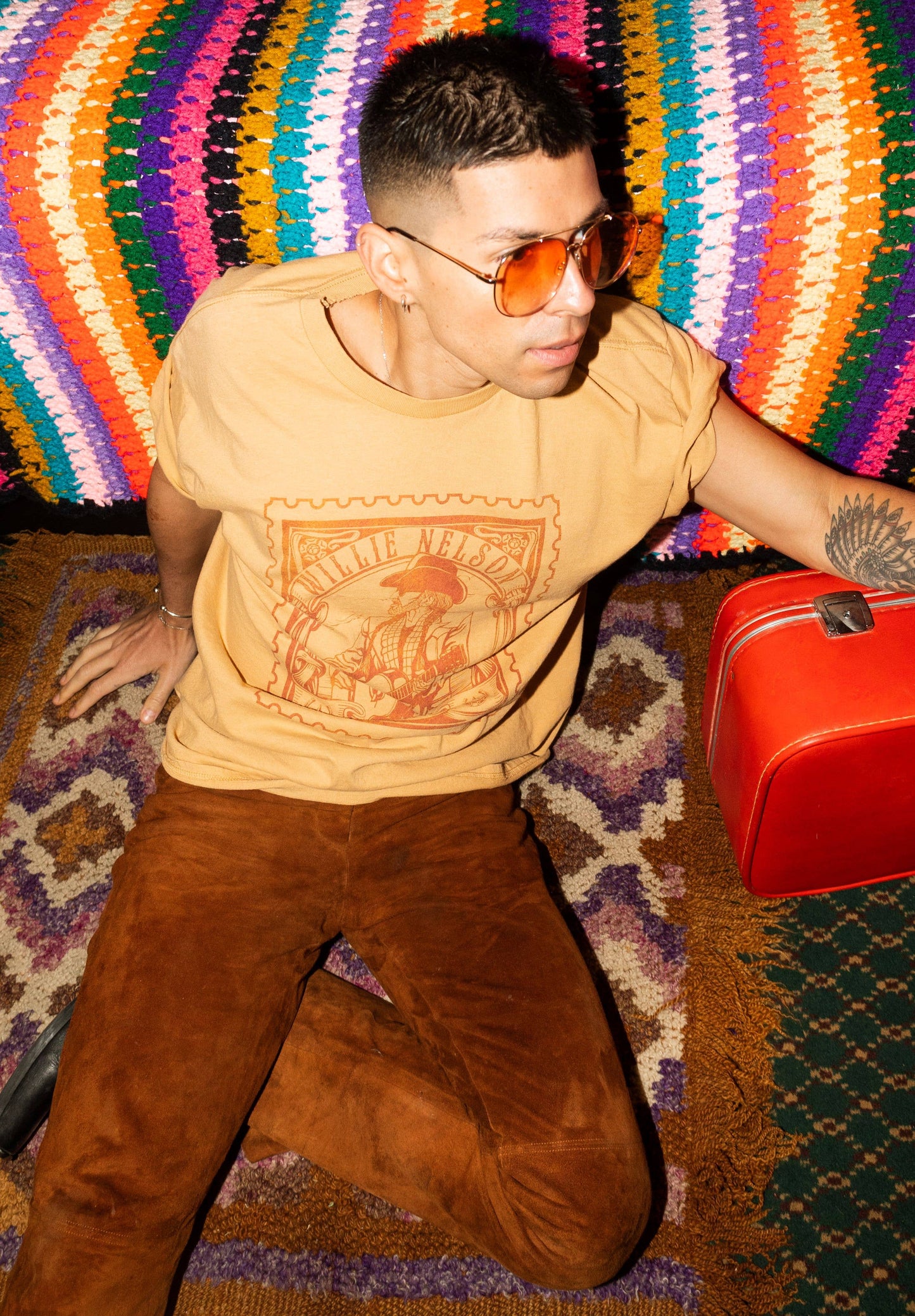 Willie Nelson Stamp Graphic Tee