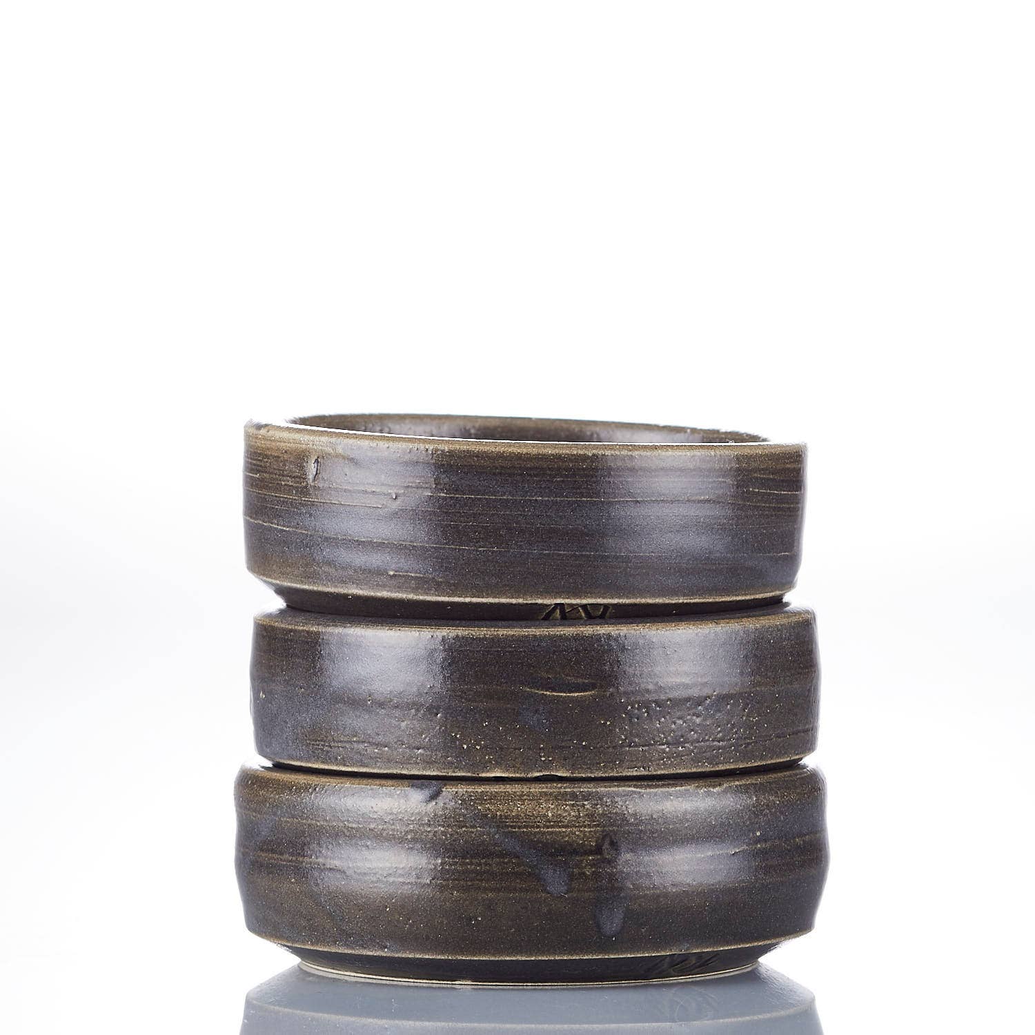 Handmade ceramic shaving bowl by The Immaculate Beard, featuring a smooth, glazed finish and classic shape for wet shaving.
