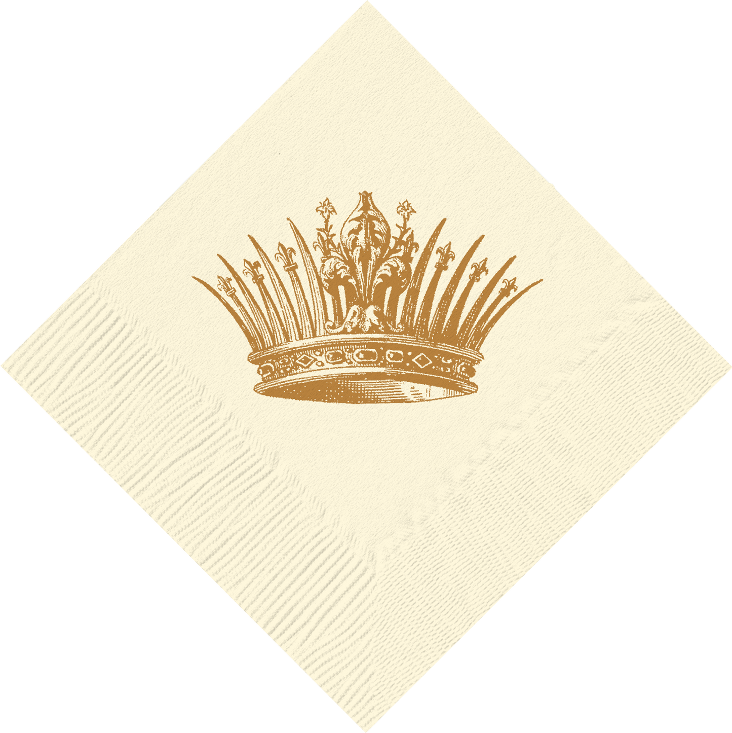 Crown Cocktail Napkins