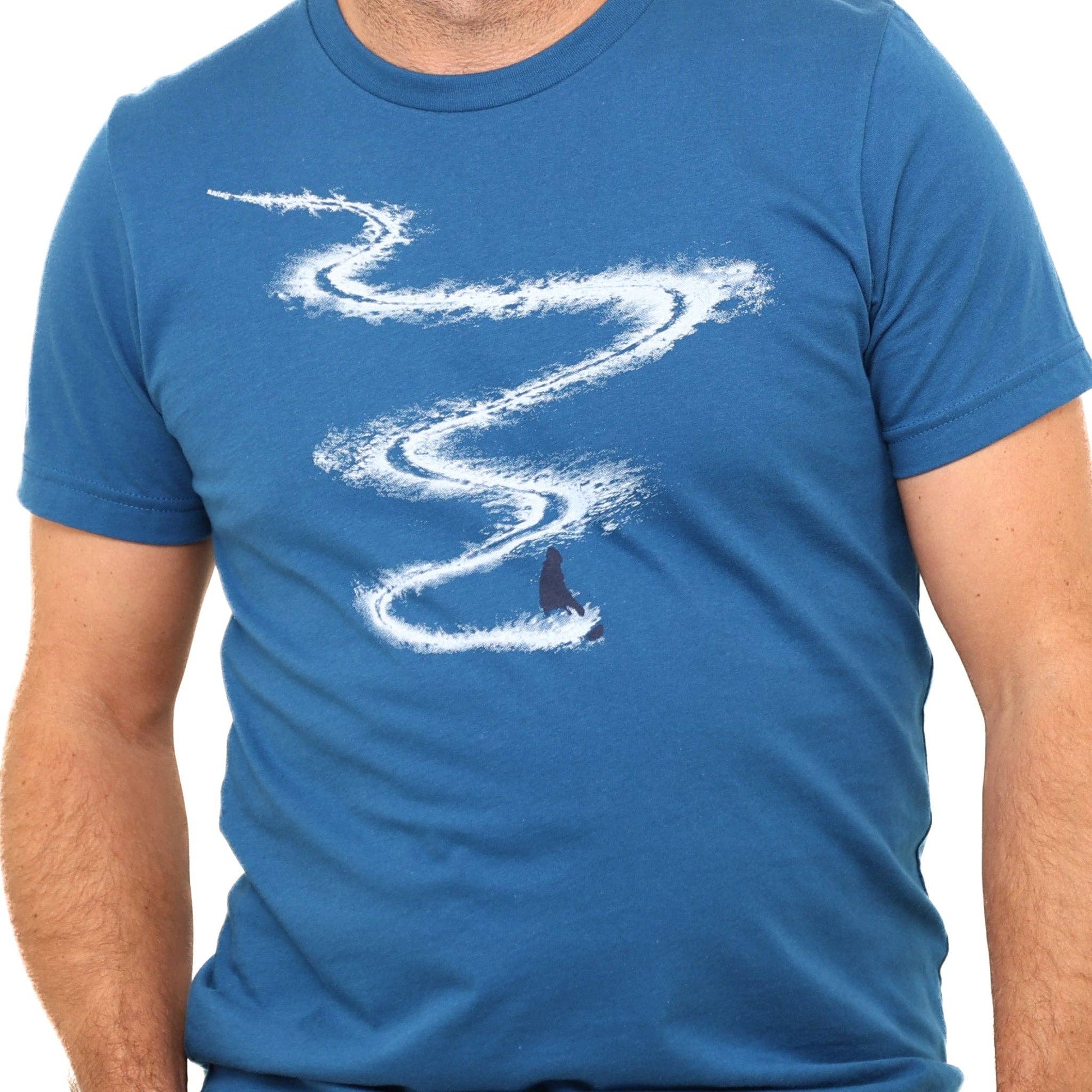 Slow Loris First Run T-Shirt, casual cotton tee with logo print, shown laid flat with neutral background.