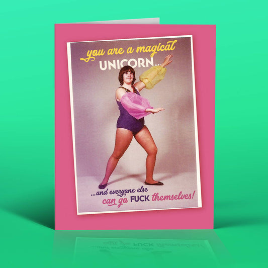 MAGICAL UNICORN everyday card every occasion