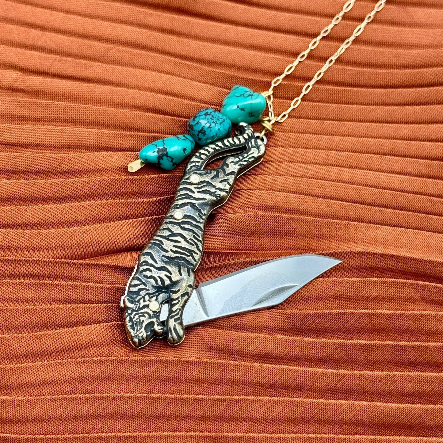 Untamed Necklace by Fluff Hardware featuring a stylish, modern pendant on a sleek chain.