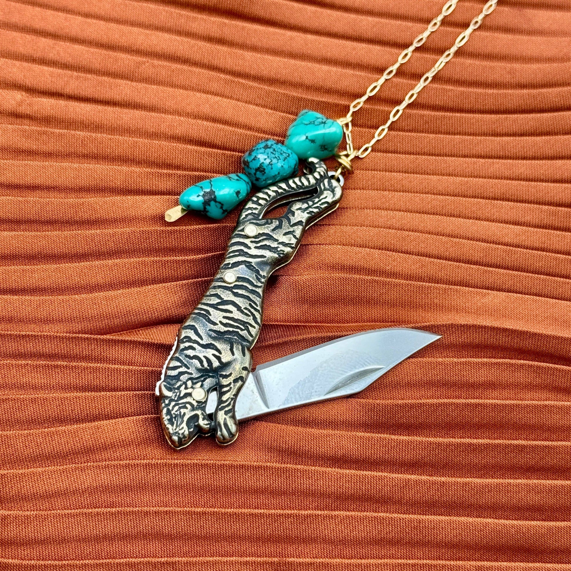 Untamed Necklace by Fluff Hardware featuring a stylish, modern pendant on a sleek chain.